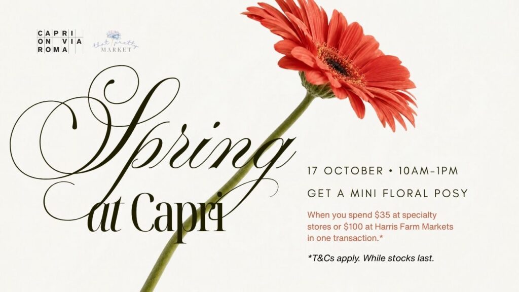 Capri Spring Poster Capri flower giveaway Poster